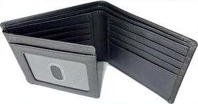 img 3 attached to AurDo Trifold Premium Men's Accessories: Blocking Capacity Wallets, Card Cases & Money Organizers