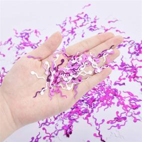 img 3 attached to 🎉 1.06 OZ / 30 g Bachelorette Party Confetti Table Decoration Supplies for Bridal Shower Party