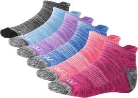 img 4 attached to 🧦 Moisture-Wicking Low-Cut Ankle Socks for Men & Women - 6 Pairs Athletic Running Socks