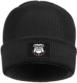 img 4 attached to 🧶 Cozy and Hilarious Bulldog-Centric Knit Beanie for Men, Perfect for Warmth in Winter – a Must-Have Winter Skull Hat