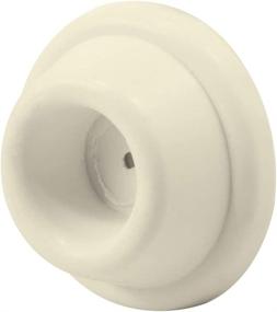 img 2 attached to 🔒 Slide-Co 243351 Door Handle Wall Protector Bumper – Shields Walls from Damage – 1-7/8” Diameter Rubber – Quick Adhesive Mounting, Off-White (Pack of 2)