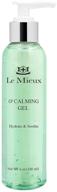 🌿 le mieux o2 calming gel - aloe-infused conductive facial gel | soothes & reduces mild irritation and redness | hydrating hyaluronic acid gel | ideal for microcurrent devices | paraben and sulfate-free (6 oz / 180 ml) logo