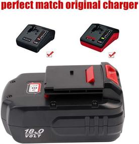 img 1 attached to 🔋 PC18B Battery 3.6Ah NiMH Replacement for Porter Cable 18V PC188, PC18B-2, PC18BLEX, PCC489N, PCMVC, PCXMVC Cordless Power Tools Battery: 2Pack