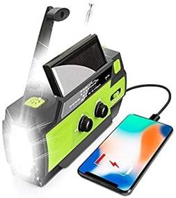 img 3 attached to The Original Dododuck Emergency Hand Crank Radio – 4000mAh Portable Weather Solar Radio with Motion Sensor, Reading Lamp, LED Flashlight, SOS Alarm, Cell Phone Charger, AM/FM/NOAA