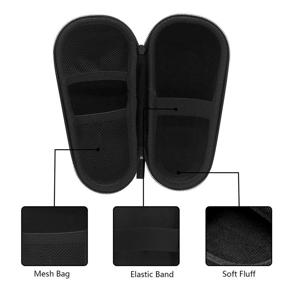 img 2 attached to Yinke Hard Travel Case for Braun Series 3/5 Electric Razor Shaver - Protective Storage Bag (Black interior)