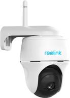 📷 камера reolink argus pt: уличная беспроводная камера с поворотом и наклоном, солнечная батарея, для домашней безопасности - звездное ночное видение в цвете, датчик движения pir, двухсторонний аудио, совместима с alexa/google assistant. логотип
