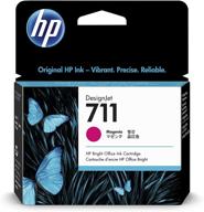 efficient magenta designjet ink cartridge (cz131a) for hp designjet: t120, t520 24-in & t520 36-in printers with hp designjet printheads for swift, quality, and hassle-free printing logo