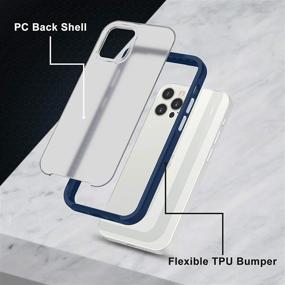 img 1 attached to Ykooe Compatible Translucent Shockproof Independent