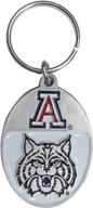 🔑 stylish ncaa carved metal key chain: a must-have accessory for sports enthusiasts логотип