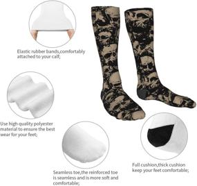 img 2 attached to Compression Knee-High Socks for Women and Men - Ideal for Running, Flight Travel, Cycling, Nursing - Best Athletic Socks for Circulation Recovery