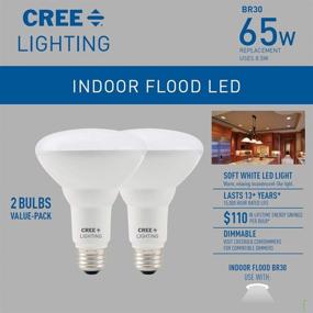 img 2 attached to Cree Lighting Dimmable BR30 65W B2 2700K E26 U2 – Energy-efficient and high-quality