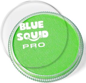 img 4 attached to Blue Squid PRO Face Paint - Classic Bright Lime Green (30gm) - Professional Water Based Single Cake for Face & Body Art - Ideal Makeup Supplies for Adults, Kids & SFX