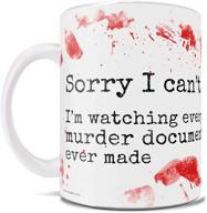 🔍 true crime collector's mug - limited edition white ceramic - ideal for gifting & collecting logo