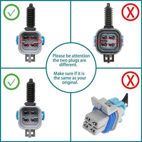 img 3 attached to 🔧 High-Quality 4Pcs O2 Oxygen Sensor Replacement for Cadillac Escalade & More - Replaces# 234-4668, 15284, 21546, SG1857