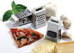 img 1 attached to 🧀 Multifunctional Mini Grater Magnet Holder: Stainless Steel Handheld Cheese Peel Cutter and More!