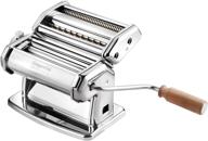 🍝 imperia pasta maker machine - durable steel build with convenient lock dial and comfortable wood grip handle - model 150 crafted in italy logo