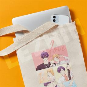 img 2 attached to 👜 [LEZHIN] [Любовь - иллюзия!] Эко-сумка из холста