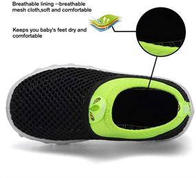 img 2 attached to 👟 Breathable Mesh Water Shoes for Toddlers - Running Sneakers and Sandals for Boys and Girls - Perfect for Pool and Beach Activities by CIOR