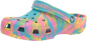 img 4 attached to 🍋 Crocs Lemonade Marbled Boys' Clogs & Mules - Classic Shoes