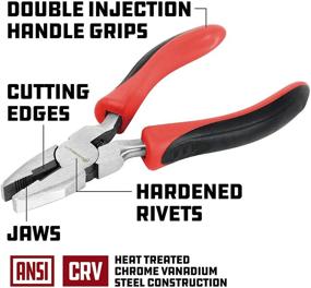 img 2 attached to Powerbuilt 640413 Mini Linesman Pliers