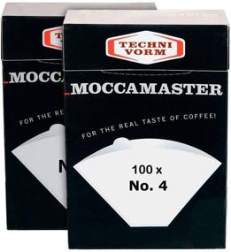 img 1 attached to 📦 Technivorm Moccamaster 85022 Moccamaster #4 White Paper Filters - Pack of 2 (Original Version)