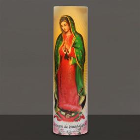 img 4 attached to Guadalupe Flameless Devotion Religious Gift