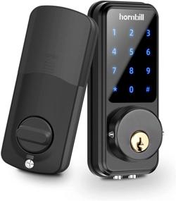img 4 attached to 🔒 Keypad Smart Door Lock by Hornbill – Remote Control Deadbolt Digital Electric Lock for Front Doors, Smartphone Compatible – Perfect for Office and Airbnb (G2 Gateway Not Included)