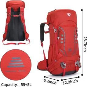 img 1 attached to 🎒 Outdoor Camping Daypack: Waterproof Backpack