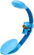 📚 french bull usb rechargeable clip on book light – blue monkey – led reading light for books, ebooks, reduced glare, lightweight - integrated usb plug, rechargeable battery included - enhanced seo логотип