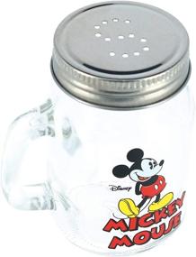 img 2 attached to 🐭 Clear Disney Mickey and Minnie Mouse Mason Jar Salt and Pepper Shakers