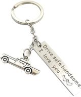 stylish meiligo keychain for men - ideal valentine's day gift and fashionable accessory for men's stocking logo