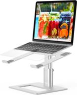 🖥️ enhance your laptop experience with boyata's adjustable aluminum laptop stand - ideal for macbook air pro, dell xps, lenovo & more notebooks! logo