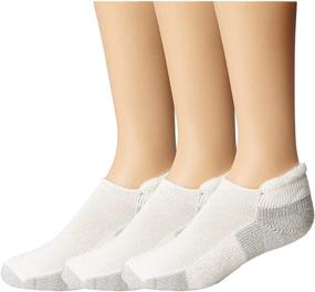 img 1 attached to 🏃 Thorlos Running Rolltop 3-Pair Pack: White/Platinum MD for Men's Shoe 5.5-8.5, Women's Shoe 6.5-10