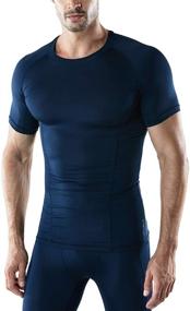 img 1 attached to ATHLIO Compression Baselayer T Shirts Athletic Outdoor Recreation for Climbing