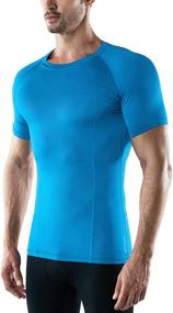 img 3 attached to ATHLIO Compression Baselayer T Shirts Athletic Outdoor Recreation for Climbing