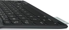 img 1 attached to 💼 Logitech Ultrathin Keyboard Folio for iPad 5: Sleek and Stylish Carbon Black Edition