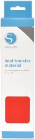 img 1 attached to Silhouette Smooth Heat Transfer: Vibrant Red Designs for Effortless Application