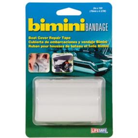 img 3 attached to 🛥️ RE3868 Waterproof Repair Tape - Life Safe Bimini Bandage, 3 inch x 15 ft, Clear/Transparent, Ideal for Fixing Boat Cover Rips and Punctures