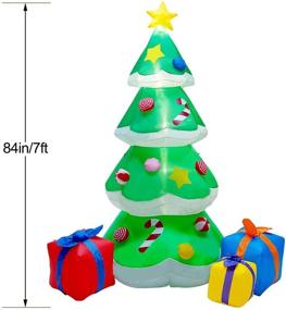 img 3 attached to 🎄 DR.DUDU 7 FT Inflatable Christmas Tree: Lighted Yard Decoration for Indoor & Outdoor Festive Ambiance