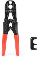 iwiss icrimp combo pex pipe crimping tool for copper ring with gauge - 1/2 and 3/4-inch, astm 1807 standard logo