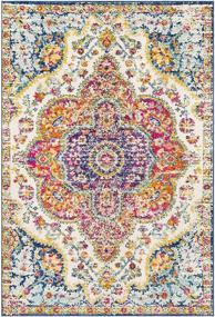 img 1 attached to Vibrant Orange Artistic Weavers Updated Traditional Area Rug, Size 2' x 3' – Stunning Home Décor Accent