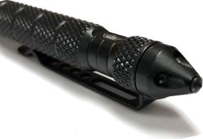 img 3 attached to 🖋️ UZI Tactical Pen Combo Bundle: Glass Breaker Ballpoint Pen for Police & Military Gear in Black and Gun Metal