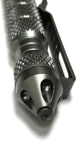 img 2 attached to 🖋️ UZI Tactical Pen Combo Bundle: Glass Breaker Ballpoint Pen for Police & Military Gear in Black and Gun Metal