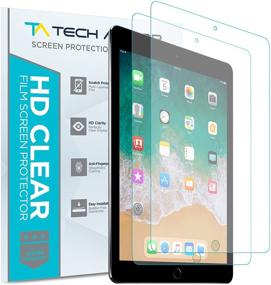 img 4 attached to 📱 Защитное покрытие экрана Tech Armor Anti-Glare Film для iPad Air 3 и Pro 10.5 дюймов - устойчивое к царапинам, полное покрытие [2 шт.]