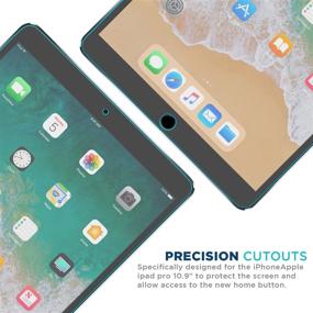 img 3 attached to 📱 Защитное покрытие экрана Tech Armor Anti-Glare Film для iPad Air 3 и Pro 10.5 дюймов - устойчивое к царапинам, полное покрытие [2 шт.]