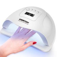 💅 professional 80w gel uv led nail lamp & dryer for gel nail polish – manicure/pedicure sun light curing lamp with 4 timers – advanced nail art tools logo