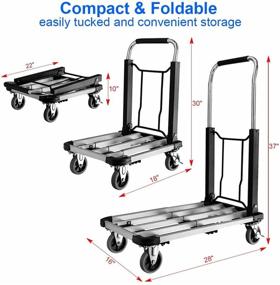 img 3 attached to Foldable Aluminum Platform Transportation Capacity Material Handling Products