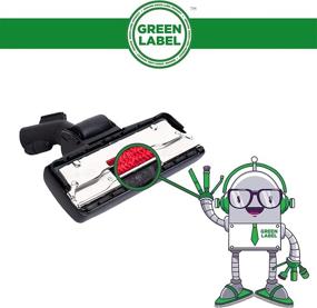 img 2 attached to 🧹 High-Quality Green Label Brand Floor Brush for Miele Vacuum Cleaners - Ideal for Hard Floors and Carpets (1.38 Inch Hose Diameter, Compatible with AllTeQ SBD 285-3, 7253830) - Fits S1, S2, S4, S5, S6, S8, and More