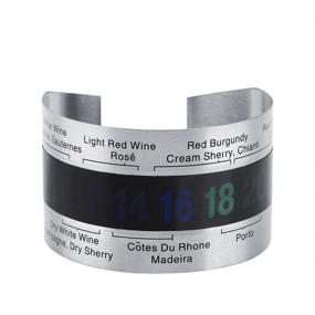 img 4 attached to 🍺 Beer and Wine Temperature Bracelet: Stainless Steel Sensor for Home Brewing, Bottled Beer and Wine