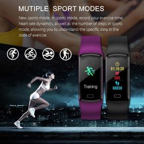 img 1 attached to WISINNO Fitness Tracker: Heart Rate & Blood Pressure Monitor, 🏋️ Waterproof Activity Tracker Watch with Sleep Monitor and Exercise Mode Pedometer